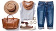 © Adisorn - accessorized comfort casual outfit