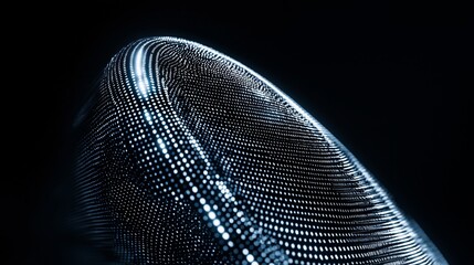 Wall Mural - abstract dot matrix digital illustration technology business network theme pattern represent data sc