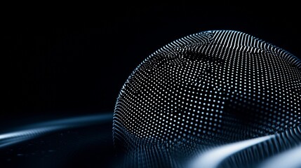 Wall Mural - abstract globe dot matrix digital illustration technology business network theme pattern represent d