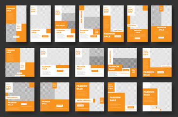 social media template vector template modern
