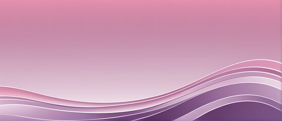 Canvas Print - Wave gradient Lavender to Dusty Rose background