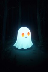 Wall Mural - Friendly Ghost in the Forest