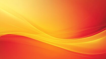 Poster - Orange yellow and red gradient abstract background