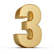 © Chetra168 - Gold 3D Number 3