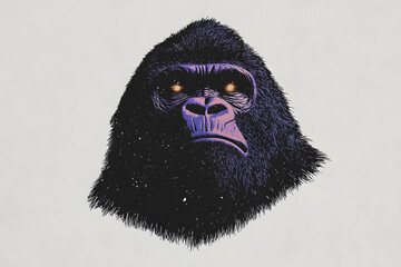 Wall Mural - Gorilla illustration