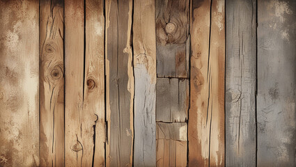 Poster - wood background