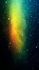 Poster - Abstract background with colorful glitter and bokeh lights.