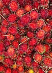 Ripe Rambutan at Market