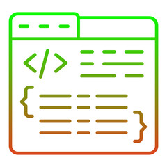 Web Coding Icon