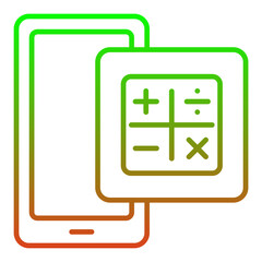 Wall Mural - Calculator Icon