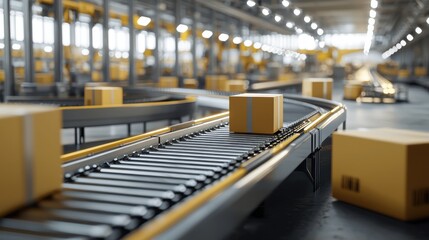 Efficient Parcel Sorting System in Modern Logistics Center