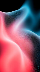 Abstract pink and blue digital wave background.