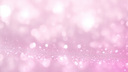 Wall Mural - Pink silver and white abstract blur bokeh background