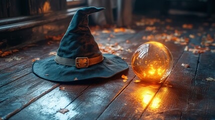 Witch's Hat and Crystal Ball