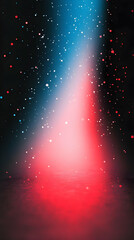 Wall Mural - Abstract red and blue gradient background with light bokeh.