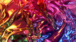 © Daria - Liquid Metal Iridescent Background Rainbow Colors