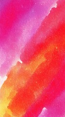 Poster - Vibrant watercolor background in red and pink tones for artistic design and decoration.