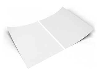 Canvas Print - flyer a4 paper mock up with shadow overlay. template for presentation branding, corporate identity, 