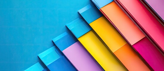 Leinwandbilder - Color Shade Design Colorful Palette Concept. with copy space image. Place for adding text or design