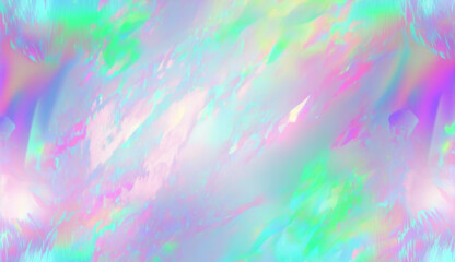 Wall Mural - holographic neon background ,colorful psychedelic abstract. pastel color waves for background