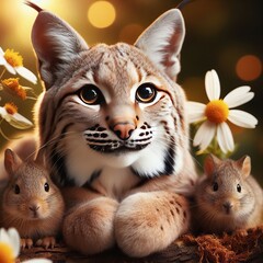  Bobcats Bobcats are skilled predators and can pose a threat to