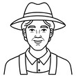 © Gleb - cartoon vector illustration of farmer