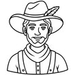 © Gleb - cartoon vector illustration of farmer