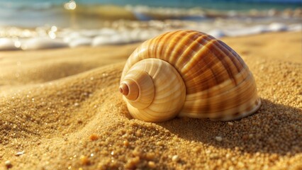 Canvas Print -  shell on the beach