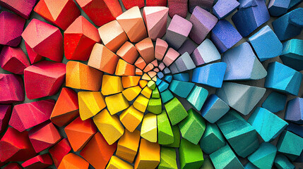 Wall Mural - Abstract colorful background