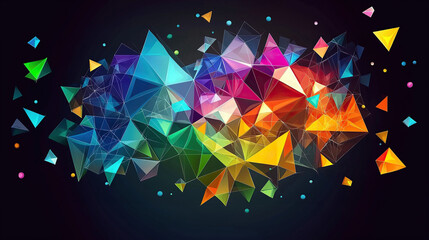 Wall Mural - Abstract colorful background