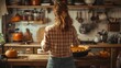 © Media Srock - A Cozy Autumn Day in the Farmhouse Kitchen