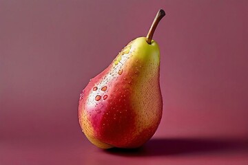 crunchy pear with a smooth skin and juicy sweet flesh