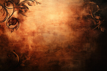 Poster - Filigree Grunge Background