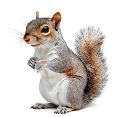 Sticker - Squirrel On White Background