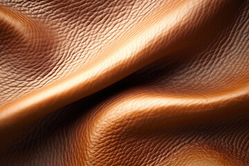 Canvas Print - Tan Leather Background