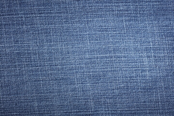 Sticker - Texture of blue jeans fabric close up