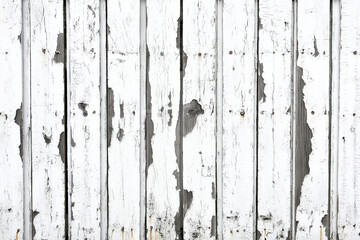 Wall Mural - White Washed Wood Background