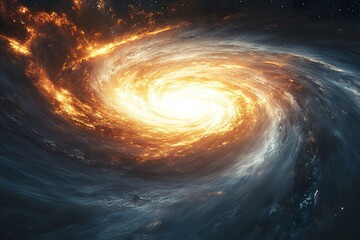 Wall Mural - Immense Black Hole Close to the Solar System