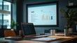 © Media Srock - Workspace with Financial Analytics and Data Visualization