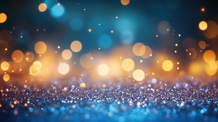 Wall Mural - glitter scattered across a smooth surface, a sparkling and festive visual effect