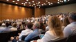 © Media Srock - Audience Seated in Conference Hall with Spotlights