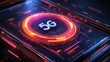 © tongpatong - Ultra-fast mobile connectivity is promised via a luminous 5G speedometer on a sleek smartphone interface.