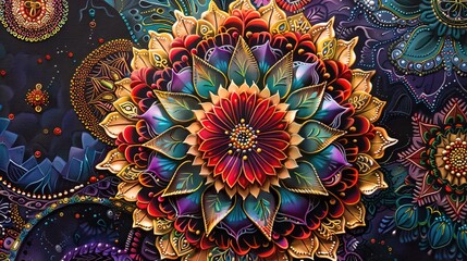 mandala pattern wallpaper