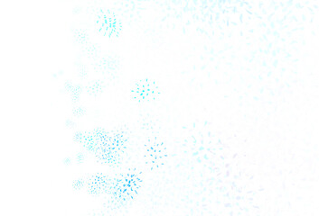 Wall Mural - light multicolor vector doodle pattern with leaves.