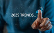 © JOURNEY STUDIO7 - Human use smartphone searching keyword of 2025 trends, business trends, fashion trends, start up, marketing, planning, technology update, year 2025, SEO, digital marketing online
