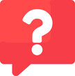 © barsrsind - Vector question mark in a square bubble in a bright flat style. Assistance, problem solving, or support symbol. The icon is suitable for web design, online shop, print, and social media posts. Busines