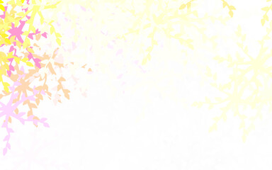 Wall Mural - light multicolor vector background with abstract shapes.