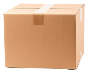 Canvas Print - PNG Cardboard carton box delivering.