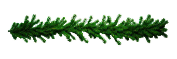 Wall Mural - png a christmas garland from green pine twigs decoration christmas spruce.