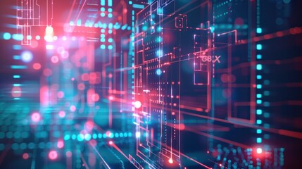 Abstract Digital Technology